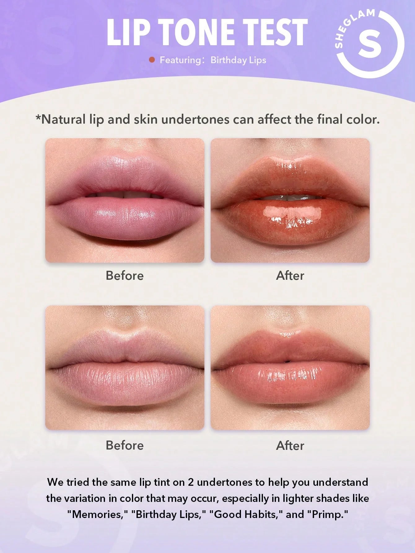 Sheglam Take a Hint Lip Tint - Good Habits (Buy 1 Get 1) (Expiry: 09/11/2026)