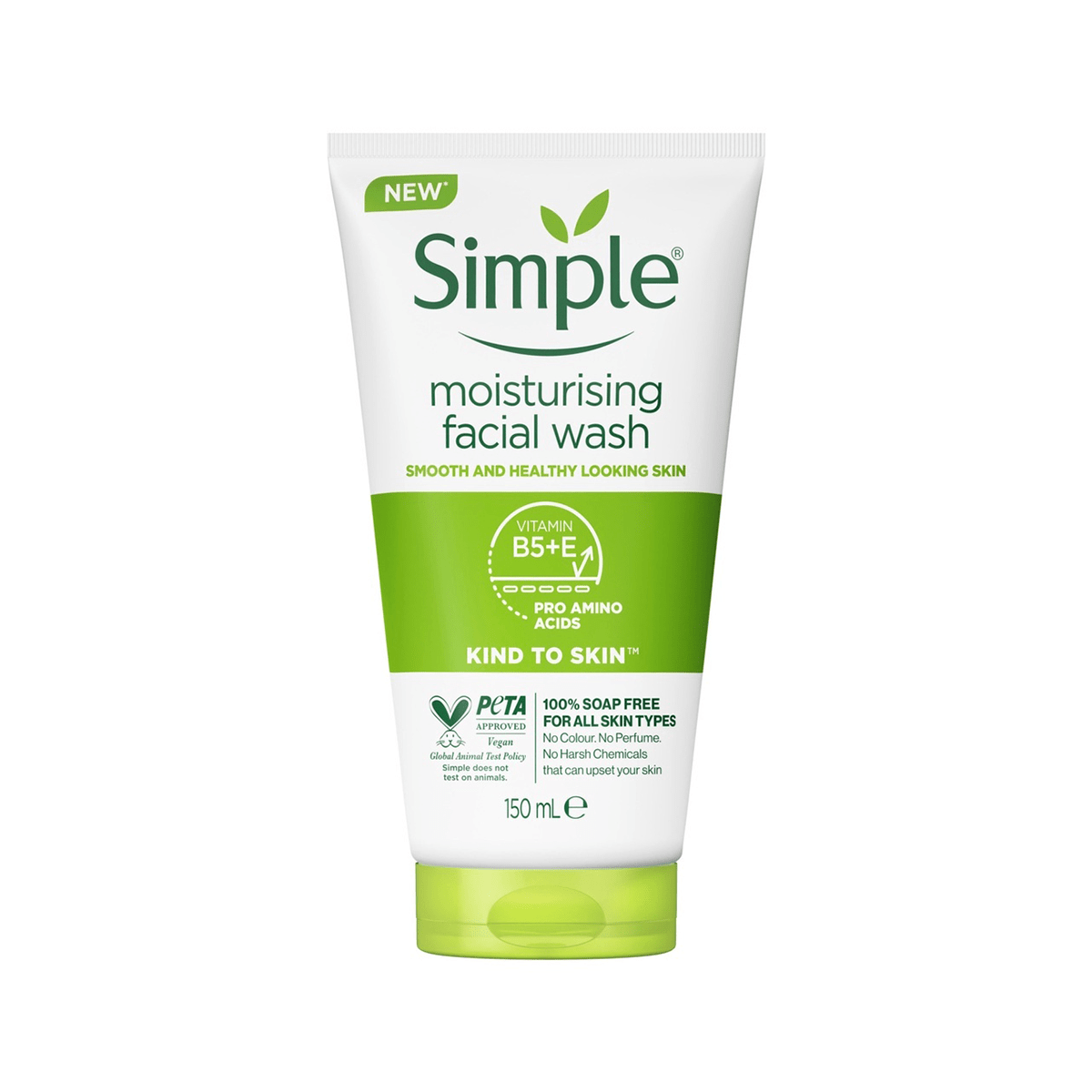 Simple Kind To Skin Moisturising Face Wash 150ml
