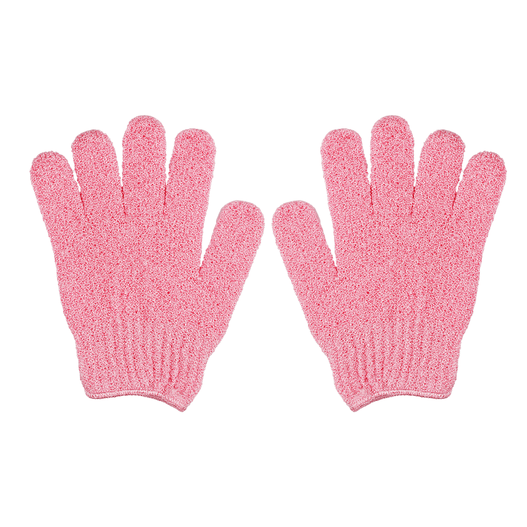 Skinlogic Exfoliating Shower Gloves 1 Pair - Pink