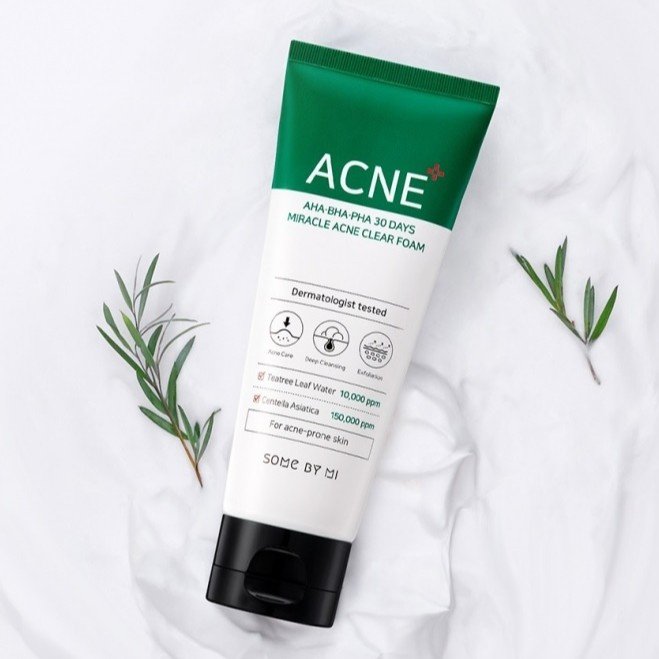 Some by mi Aha BHA PHA 30 Days Miracle Acne Clear Foam 100ml