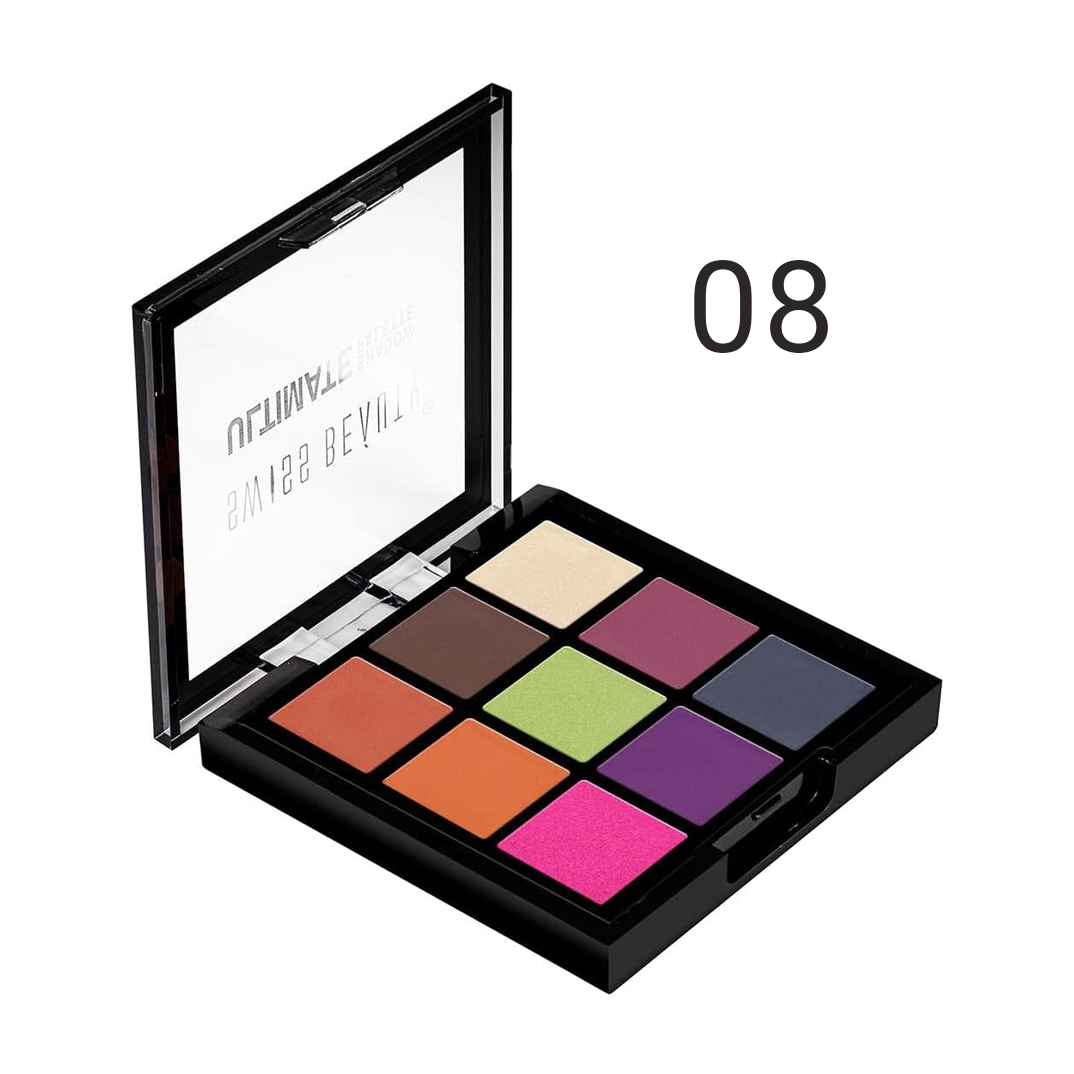 Swiss Beauty Ultimate Eyeshadow Palette - 6gm