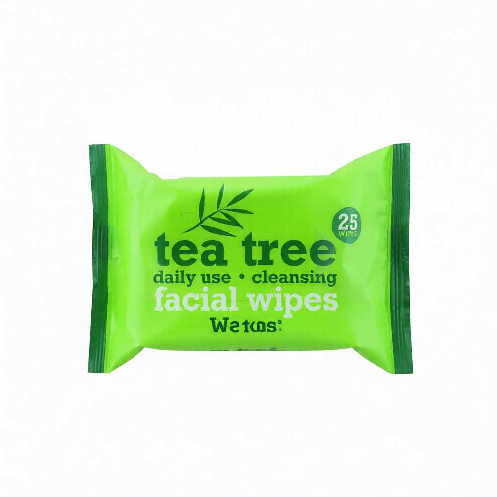 Tea Tree Facial Wipes - 25 Pcs