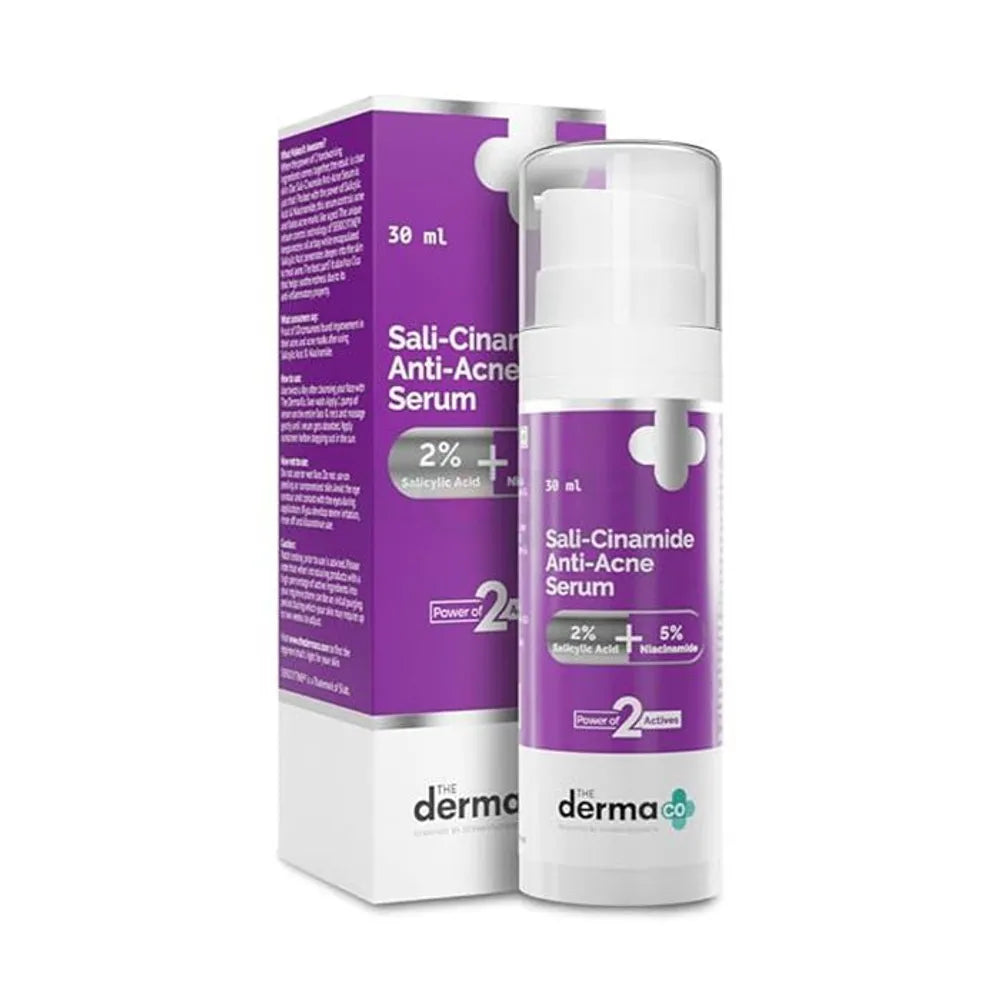 The Derma Co Sali-Cinamide Anti-Acne Face Serum 30ml