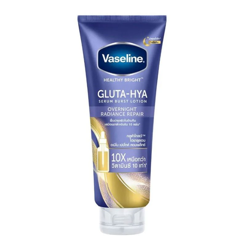 Vaseline Healthy Bright Gluta-Hya Overnight Radiance Repair Serum Burst Lotion - 300ml