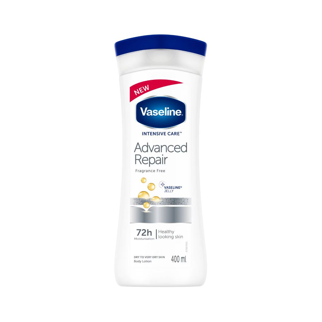 Vaseline Intensive Care Advanced Repair 72hr Unscented Body Lotion - 400ml