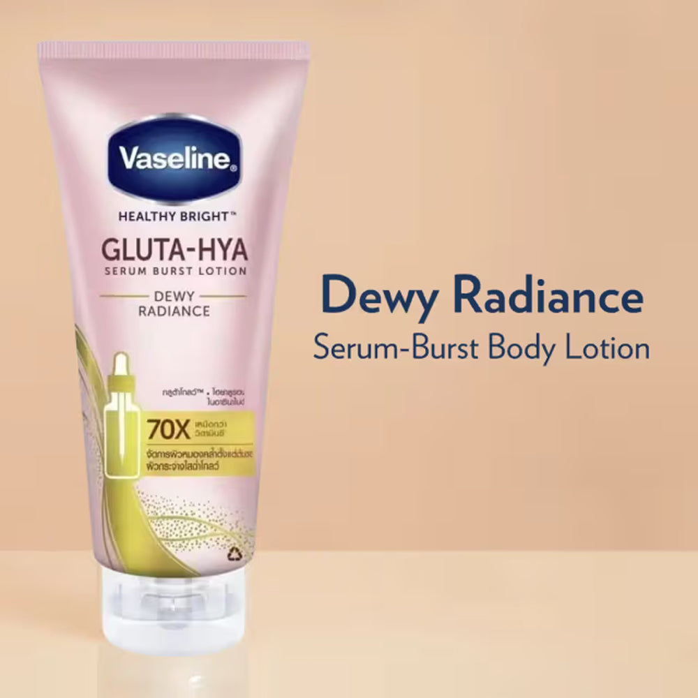 Vaseline Healthy Bright Gluta-Hya Dewy Radiance Serum Burst Lotion - 300ml