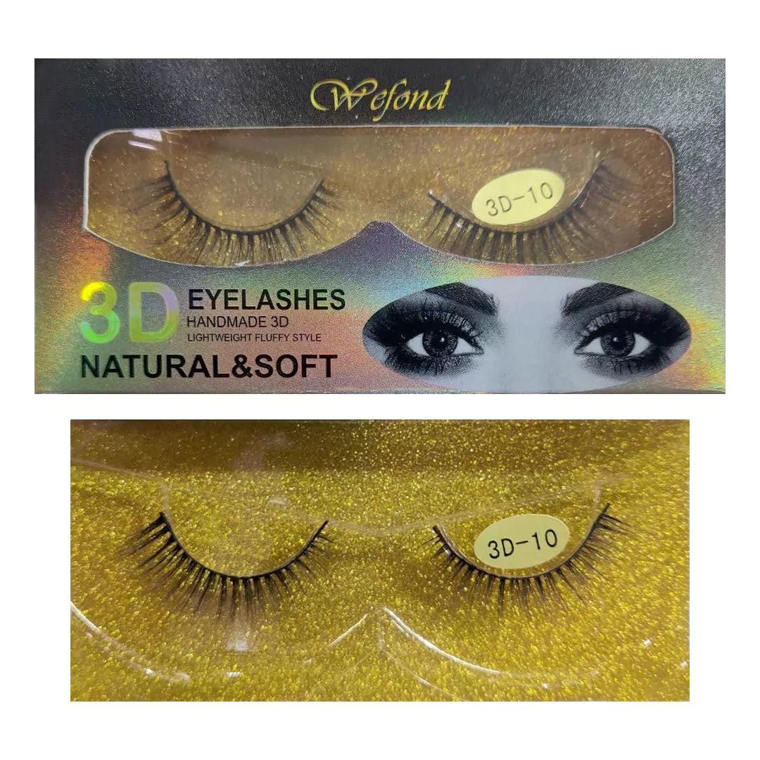 Wefond 3D Natural and Soft Eye Lashes -No10