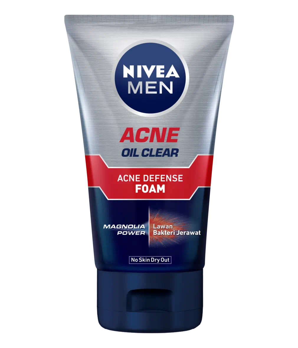 Nivea Men Acne Oil Clear Acne Defense Foam - 100ml