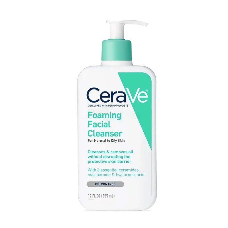 CeraVe Foaming Facial Cleanser for Normal to Oily Skin -355ml