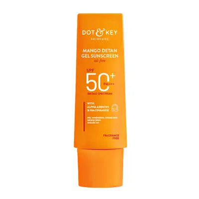 Dot and Key Mango Detan Gel Sunscreen Oil-free SPF 50+ PA+++ - 80g