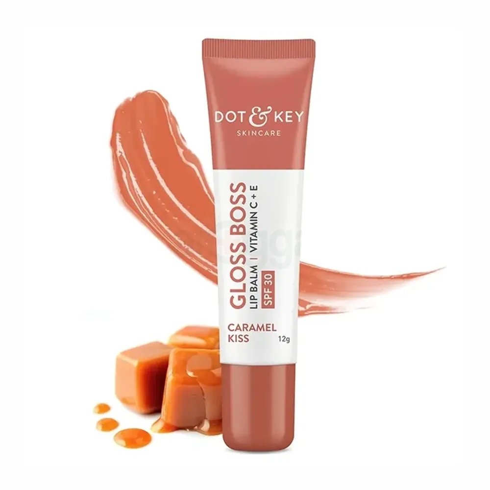 Dot and Key Gloss Boss Vitamin C + E SPF30 Lip Balm – Caramel Kiss 12g