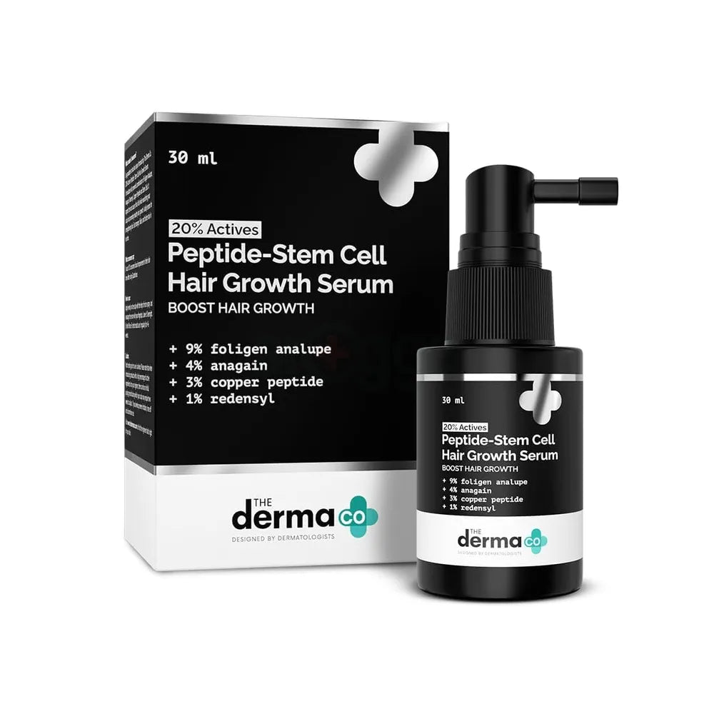 The Derma Co 20% Actives Peptide-Stem Cell Hair Growth Serum 30ml