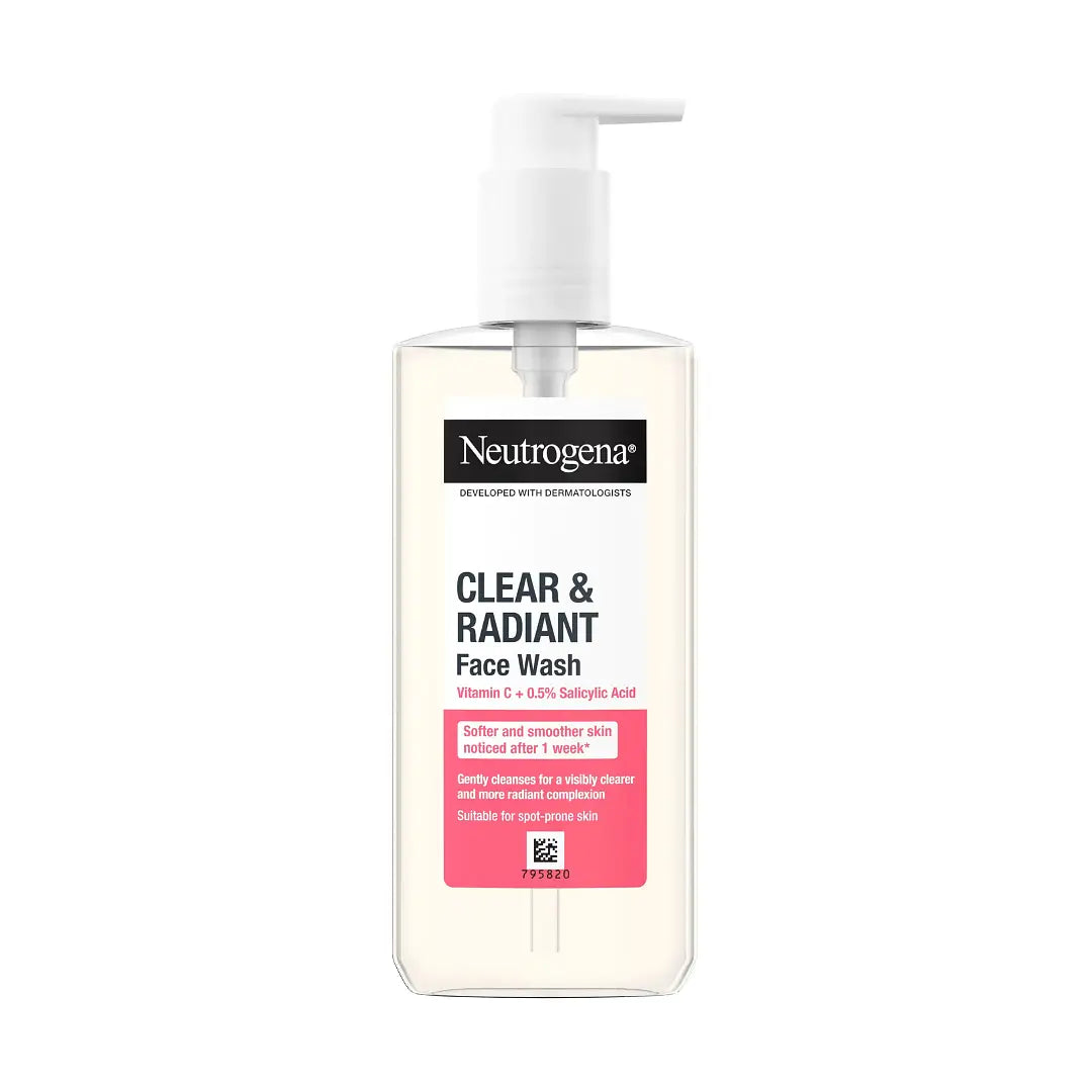 Neutrogena Clear and Radiant Face Wash with Vitamin C + 0.5% Salicylic Acid - 200ml