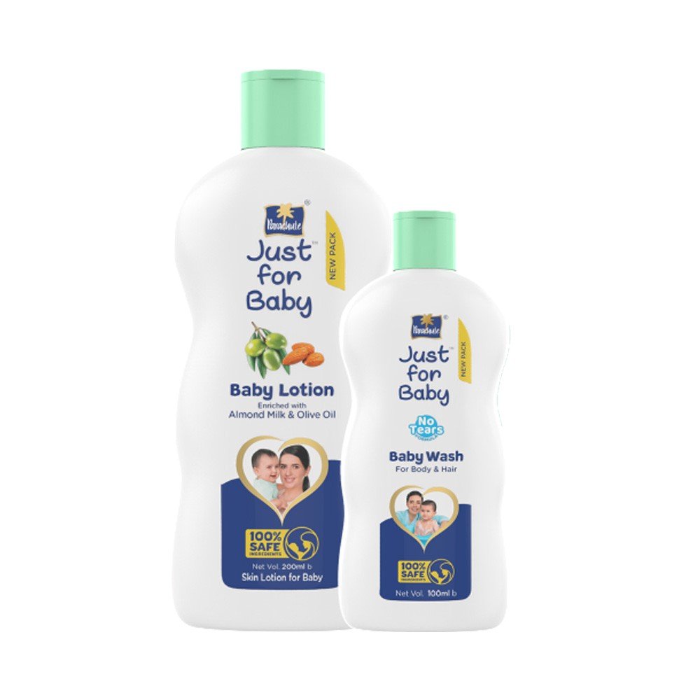 Parachute Just for Baby - Baby Oil 200ml (Baby Wash 100ml FREE) (Expiry : 07/01/2028)