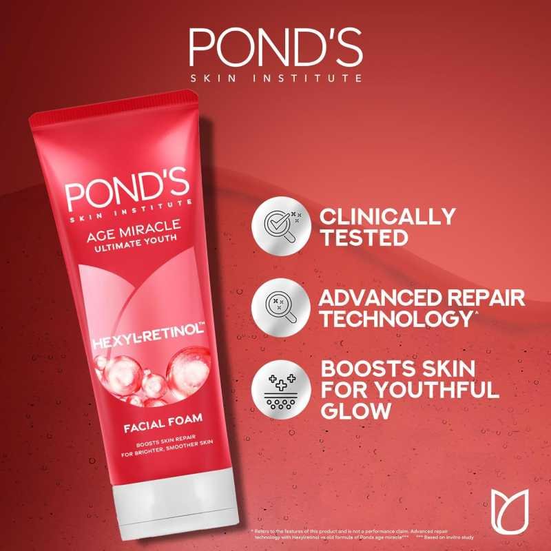 Pond's Age Miracle Ultimate Youth Facial Foam -90g