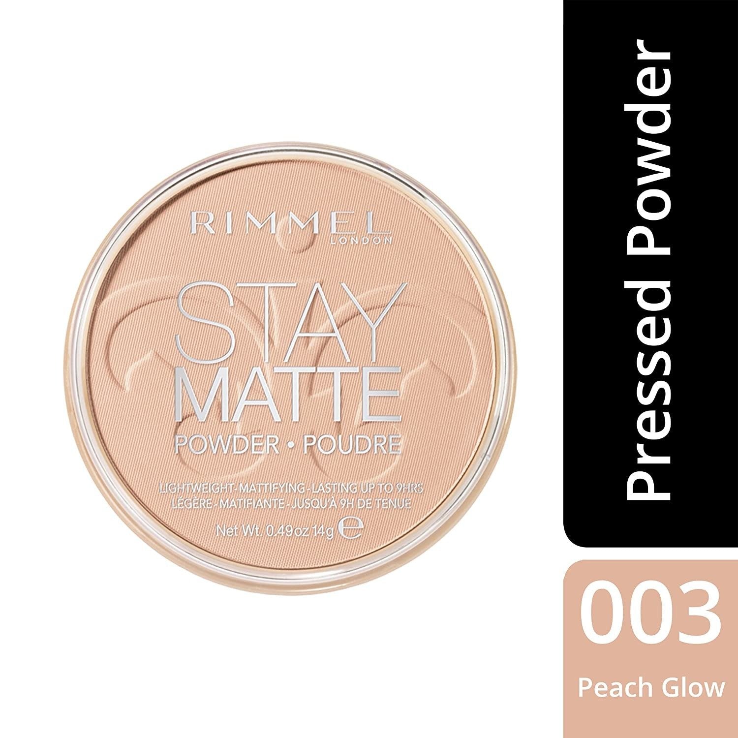Rimmel Stay Matte Pressed Powder-003 Peach Glow 14g