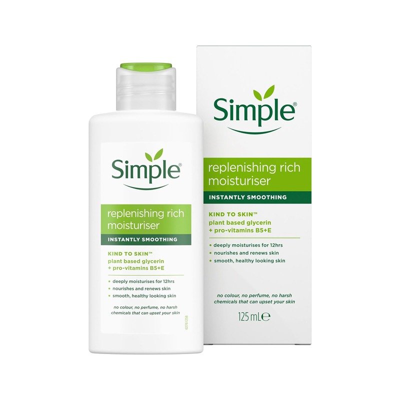 Simple Kind To Skin Replenishing Rich Moisturizer 125ml