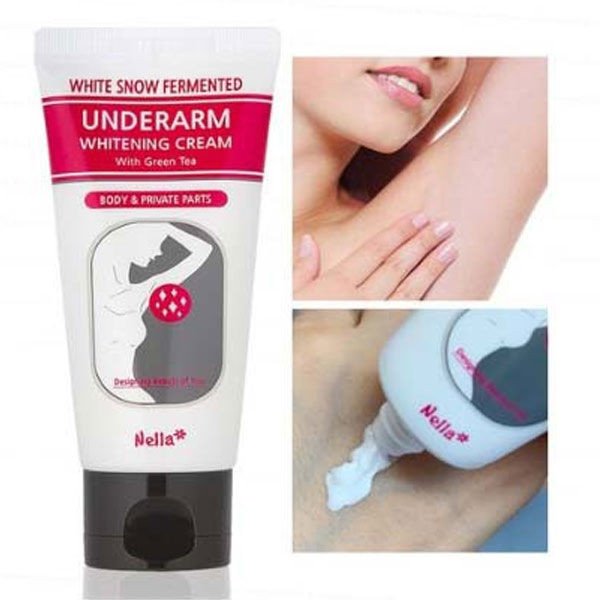 Nella White Snow Fermented Underarm Whitening Cream With Green Tea - 50ml