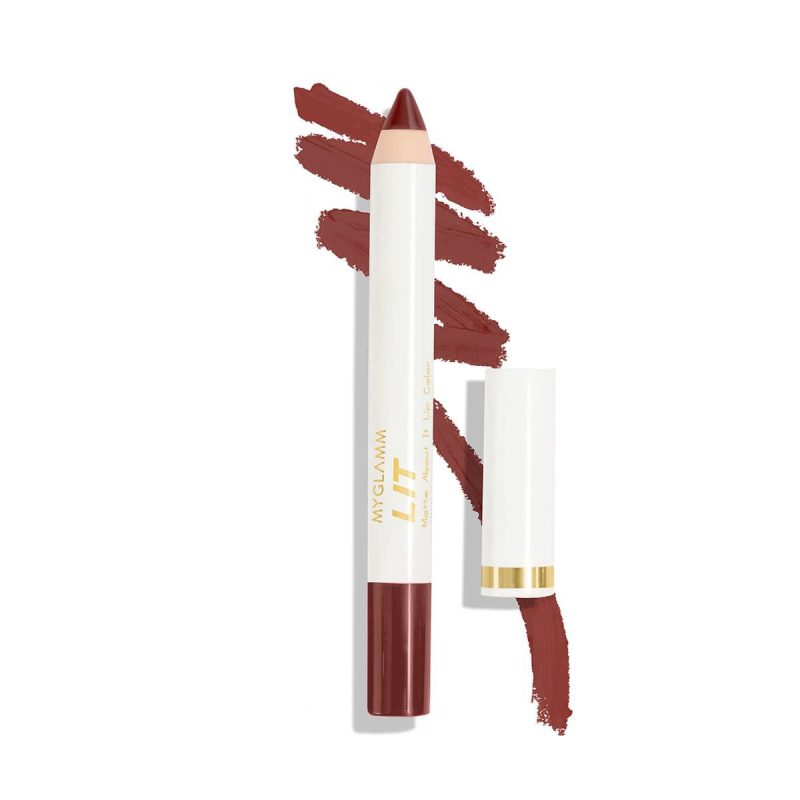 MyGlamm LIT Matte About It Lip Color - Brown Disco