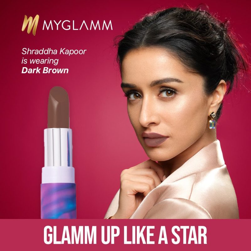 MyGlamm POSE HD Lipstick - Dark Brown 4g