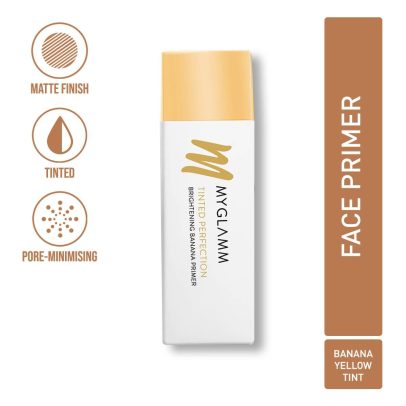 MyGlamm Tinted Perfection Brightening Banana Primer - Banana