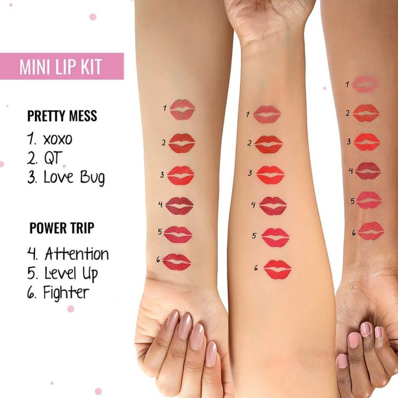 MyGlamm POPxo Makeup Collection Mini Lip Kit6