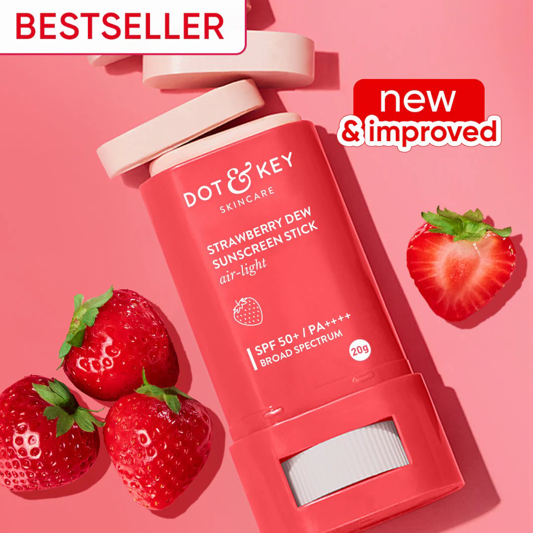 Dot & Key Strawberry Dew Sunscreen Stick SPF 50+PA++++ 20g