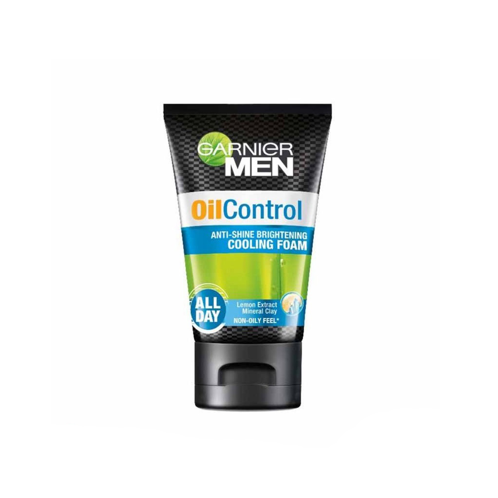 Garnier Men Oil Control Anti-shine Brightening Cooling Foam 100ml