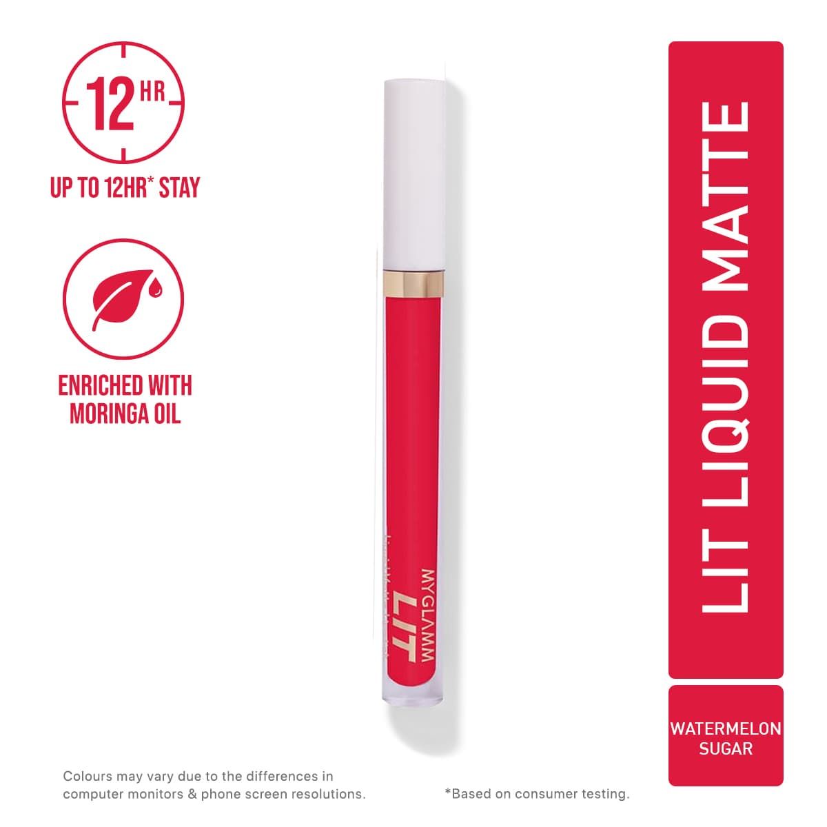 MyGlamm LIT Liquid MatteLipstick - watermelon sugar