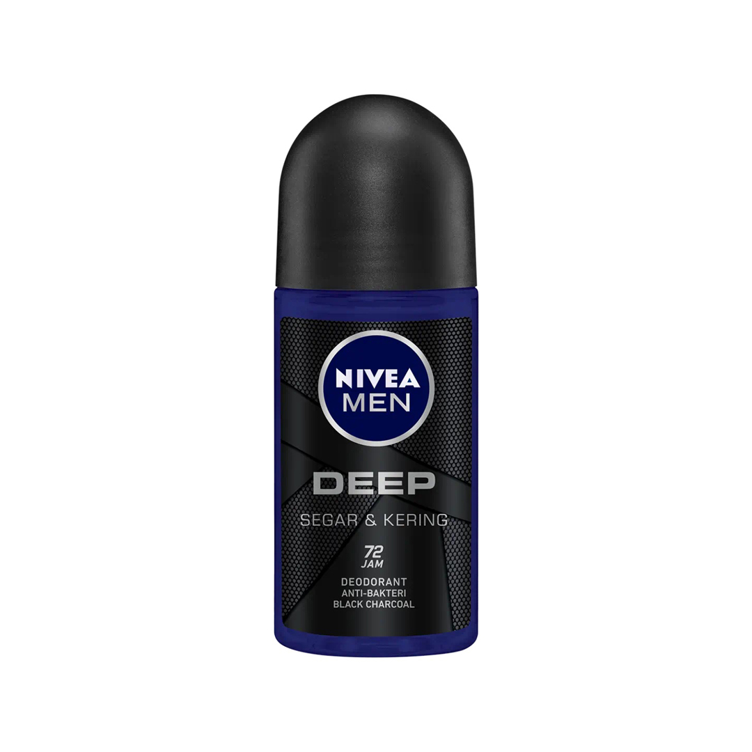 Nivea Men Deep Segar & Kering Deodorant Roll on 50ml