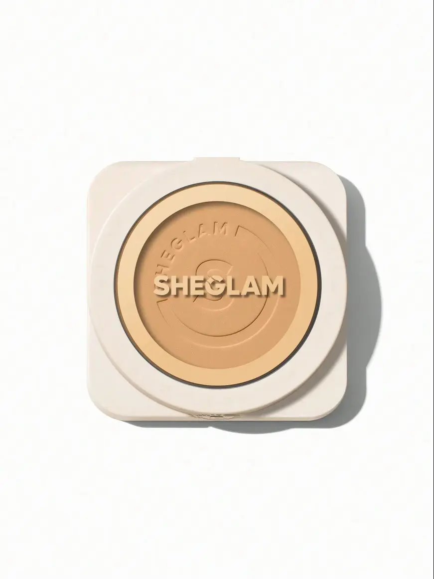 Sheglam Skin-Focus High Coverage Powder Foundation -Sand