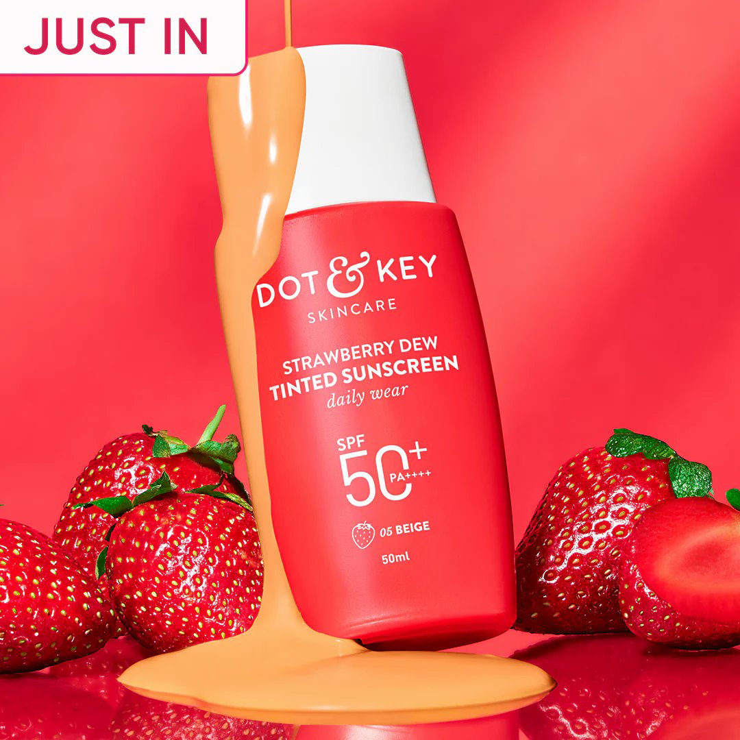 Dot & Key Strawberry Dew Tinted Sunscreen SPF 50+ 50ml - Beige