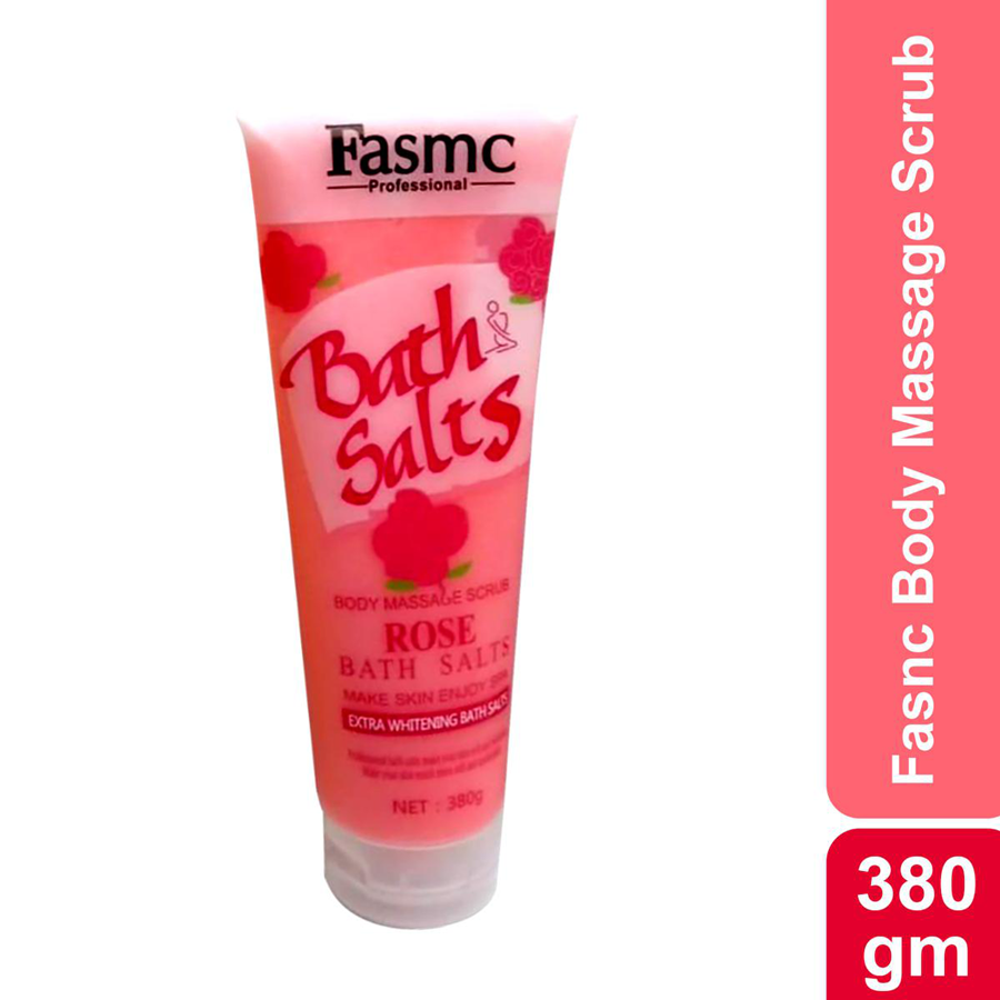 Fasmc Bath Salts With Rose Body Massage Scrub -380g