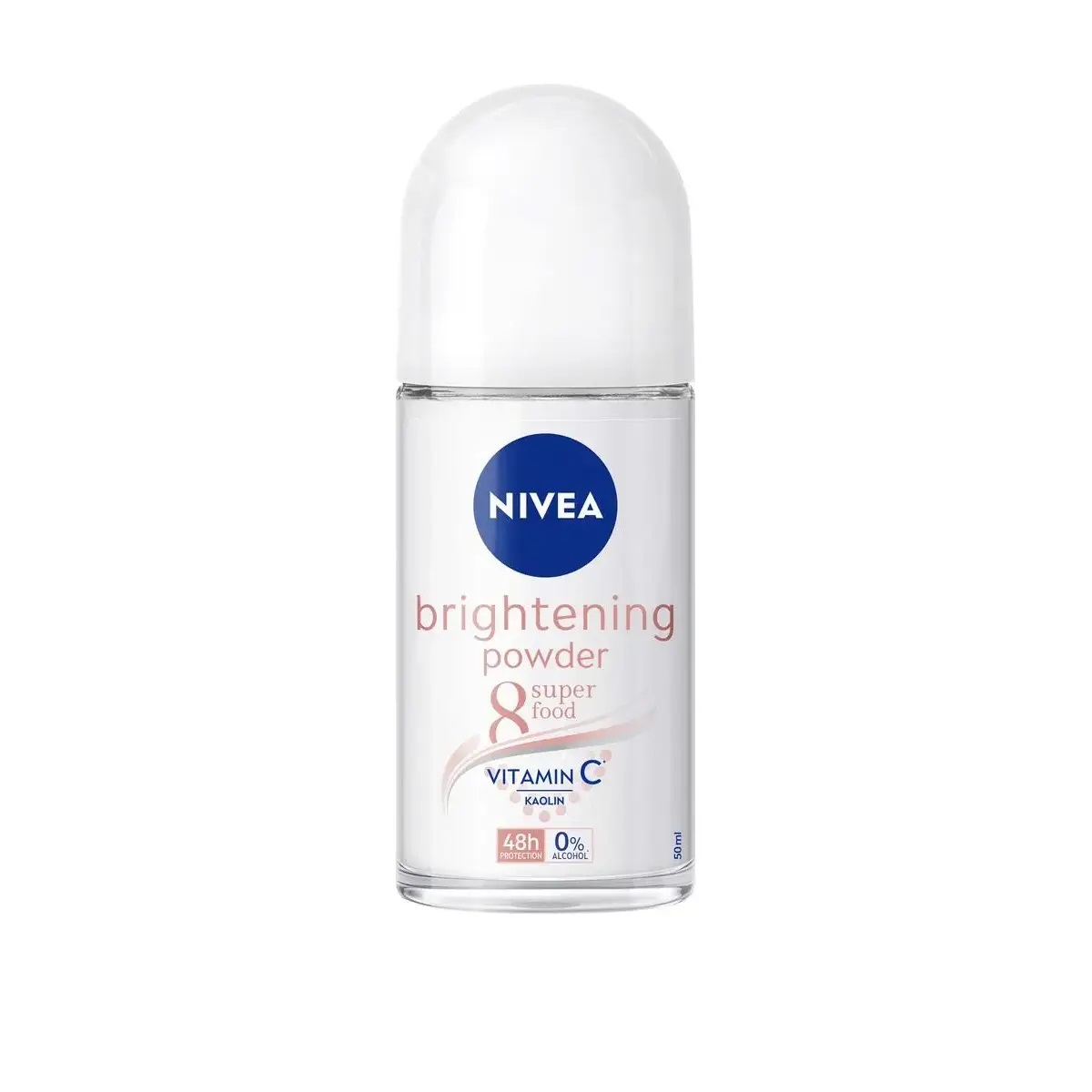 Nivea Brightening Powder 8 Super Food 48H Roll On – 50ml