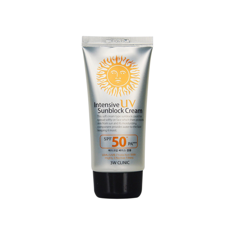 1-3.png 3W Clinic Intensive Uv Sunblock Cream Spf 50 Pa+++ 70ml - Image 2