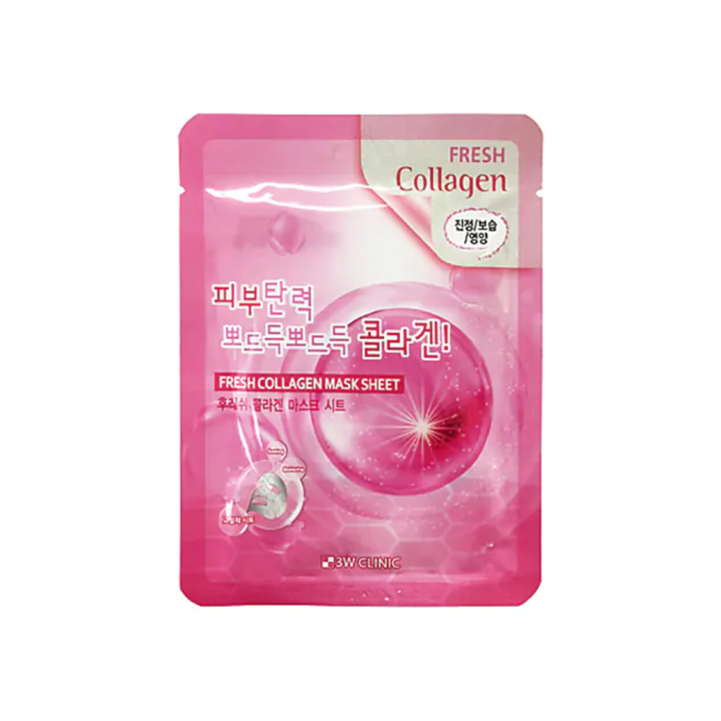 3W Clinic Fresh Collagen Sheet Mask - Image 1