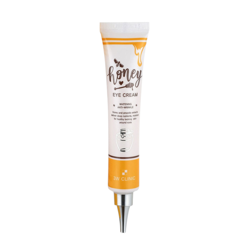 3W Clinic Honey Whitening Anti-Wrinkle Eye Cream 40ml - Image 1