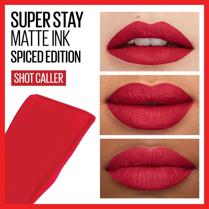 91gHrZzORrL._SL1500.jpg Maybelline Super Stay Matte Ink Liquid Lipstick 325 Shotcaller - Image 2
