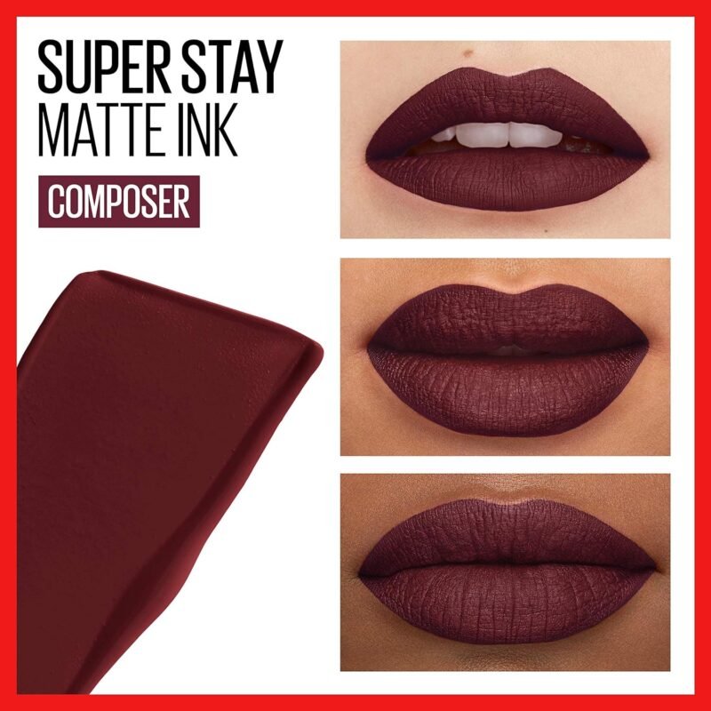 Maybelline Super Stay Matte Ink Liquid Lipstick 112 Composer - Image 2