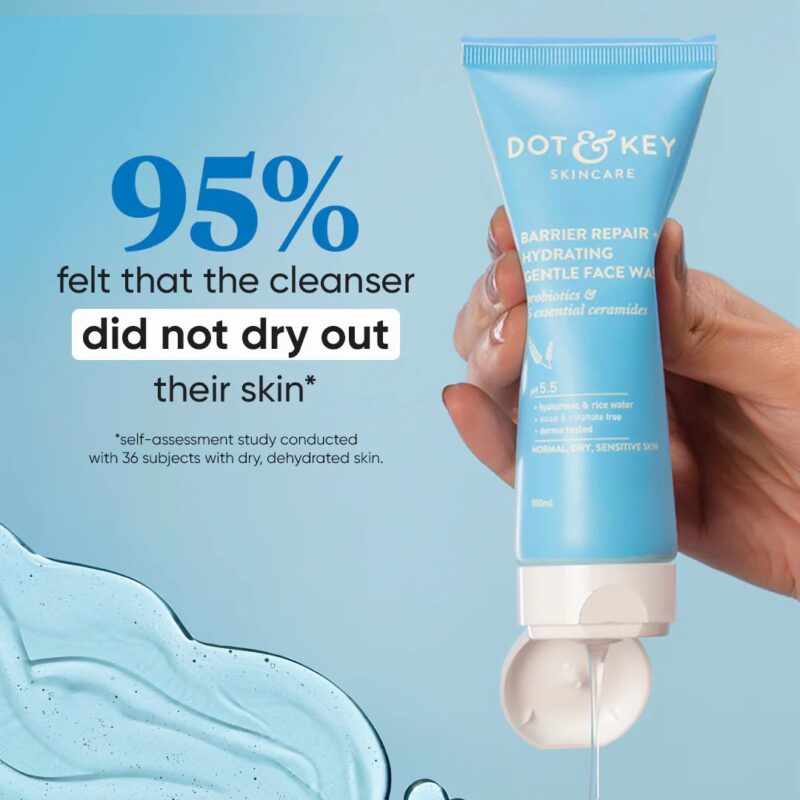 Dot & Key Barrier Repair Hydrating Gentle Face Wash 100ml - Image 8
