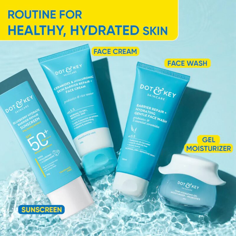 Dot-amp-Key-Blueberry-Hydrate-Barrier-Repair-Sunscreen-SPF-50-PA-80gm-2.jpg Dot & Key Blueberry Hydrate Barrier Repair Sunscreen SPF 50+ PA++++ (80gm) - Image 7