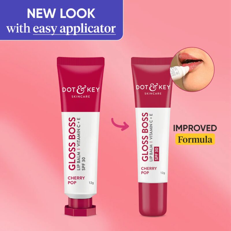 Dot-amp-Key-Gloss-Boss-Vitamin-C-E-SPF30-Lip-Balm-Cheryy-Pop1.jpg Dot & Key Gloss Boss Vitamin C + E SPF30 Lip Balm - Cherry Pop - Image 2