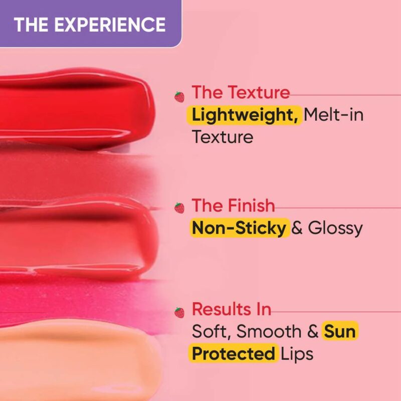 Dot-amp-Key-Gloss-Boss-Vitamin-C-E-SPF30-Lip-Balm-Strawberry-Crush-12g6.jpg Dot & Key Gloss Boss Vitamin C + E SPF30 Lip Balm - Strawberry Crush 12g - Image 5
