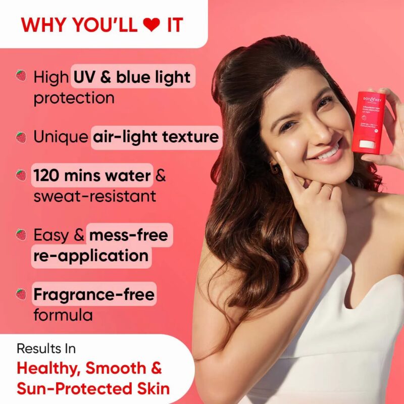 Dot-amp-Key-Strawberry-Dew-Sunscreen-Stick-SPF-50PA-20g3.jpg Dot & Key Strawberry Dew Sunscreen Stick SPF 50+PA++++ 20g - Image 5