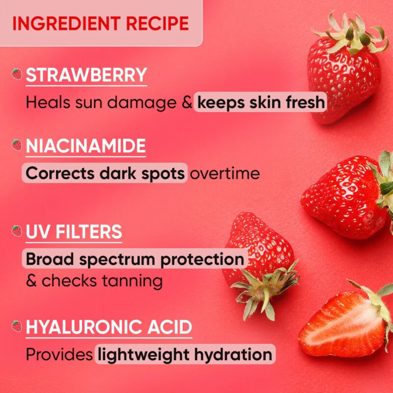 Dot & Key Strawberry Dew Tinted Sunscreen SPF 50+ 50ml - Porcelain - Image 7