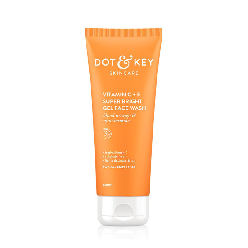 Dot & Key Vitamin C + E Super Bright Gel Face Wash 100ml - Image 1