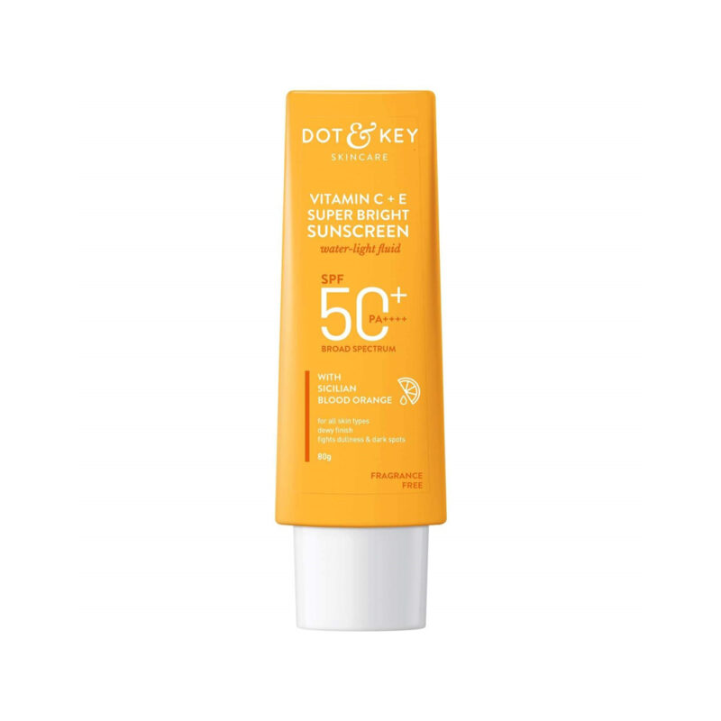 Dot & Key Vitamin C + E Super Bright Sunscreen SPF 50+ PA++++ (80gm) - Image 1