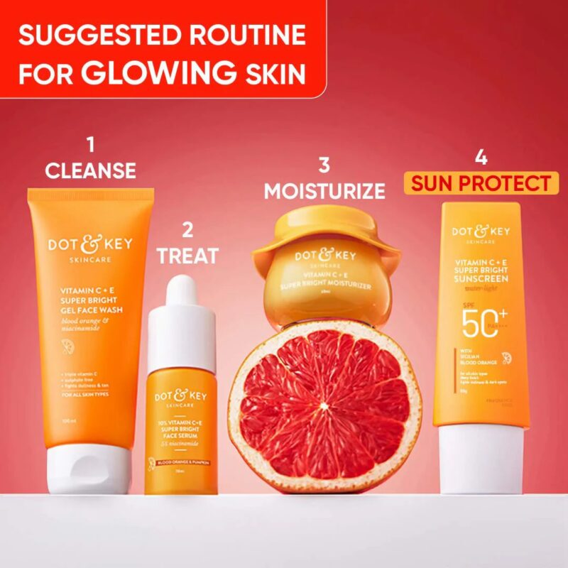 Dot & Key Vitamin C + E Super Bright Sunscreen SPF 50+ PA++++ (80gm) - Image 9