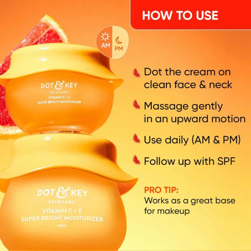 Dot and Key Vitamin C + E Super Bright Moisturizer 60ml - Image 7