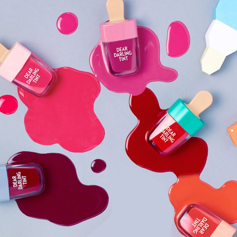 Etude House Dear Darling Water Gel Tint Ice Cream Red Bean - Image 2